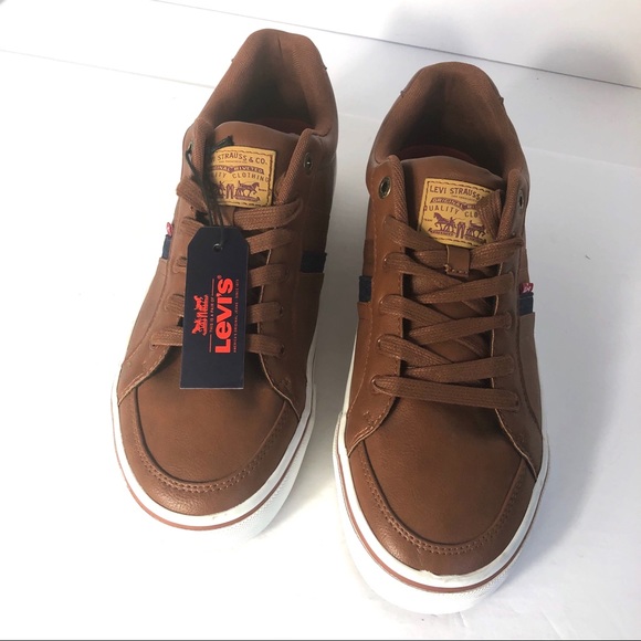 Levis Strauss Comfort Leather Shoe. Brown.  Size 9.5. Classy    Rare main image 6